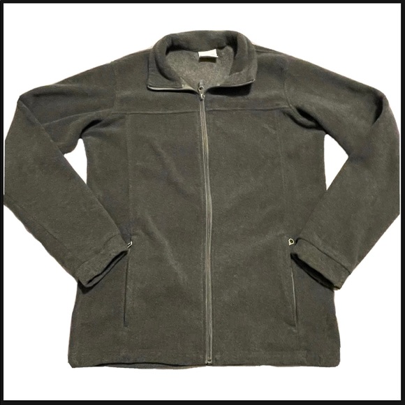 Columbia Other - Columbia Fleece Jacket Size XL 18/20 Gray Full Zip Pockets Kids